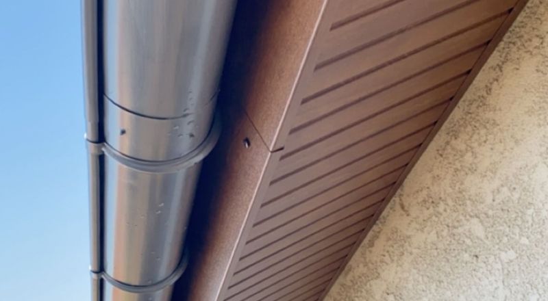 Pose de bandeaux et dessous de toit à Louhans