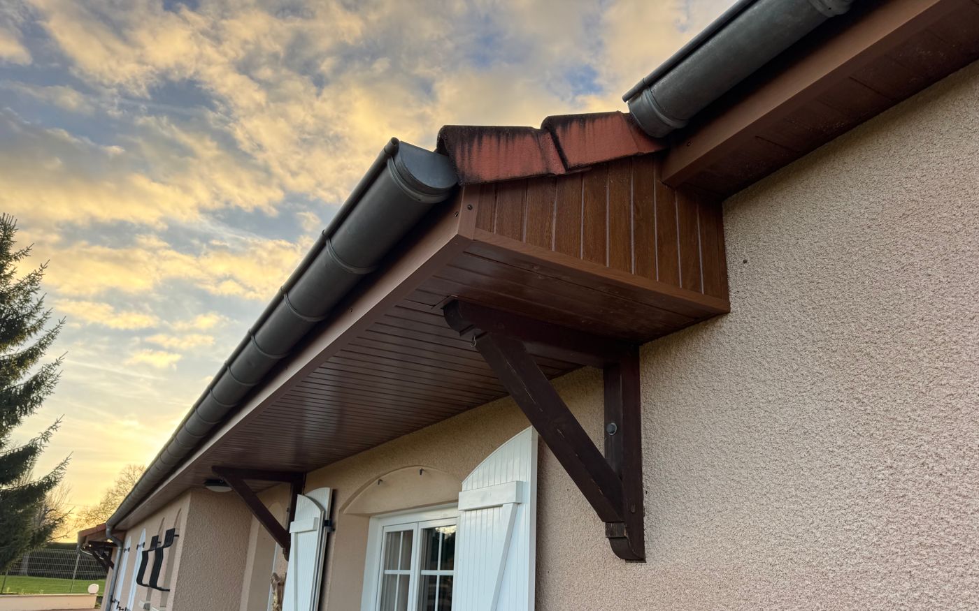 Bandeaux après pose à Louhans