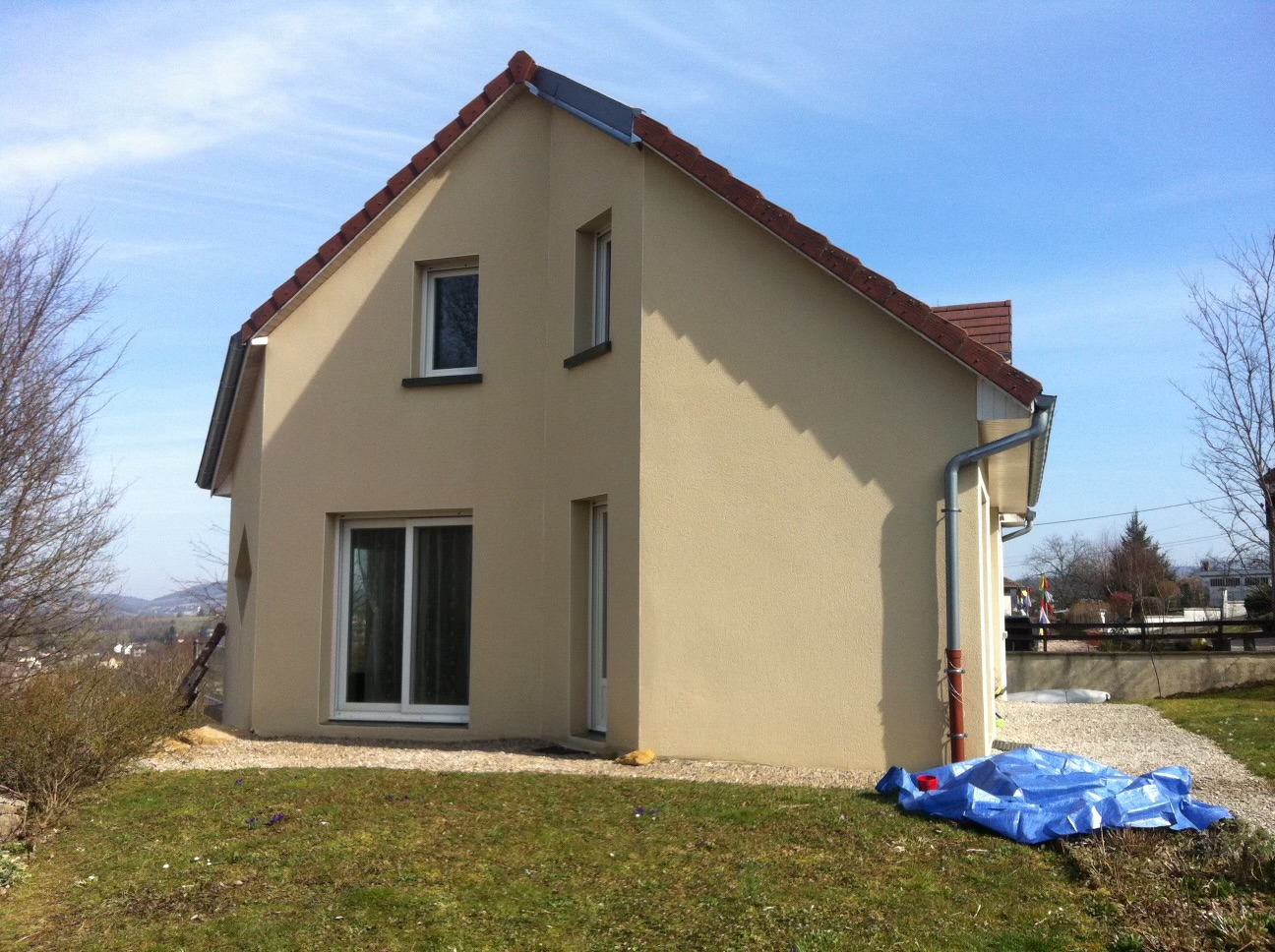 Façade après traitement à Louhans