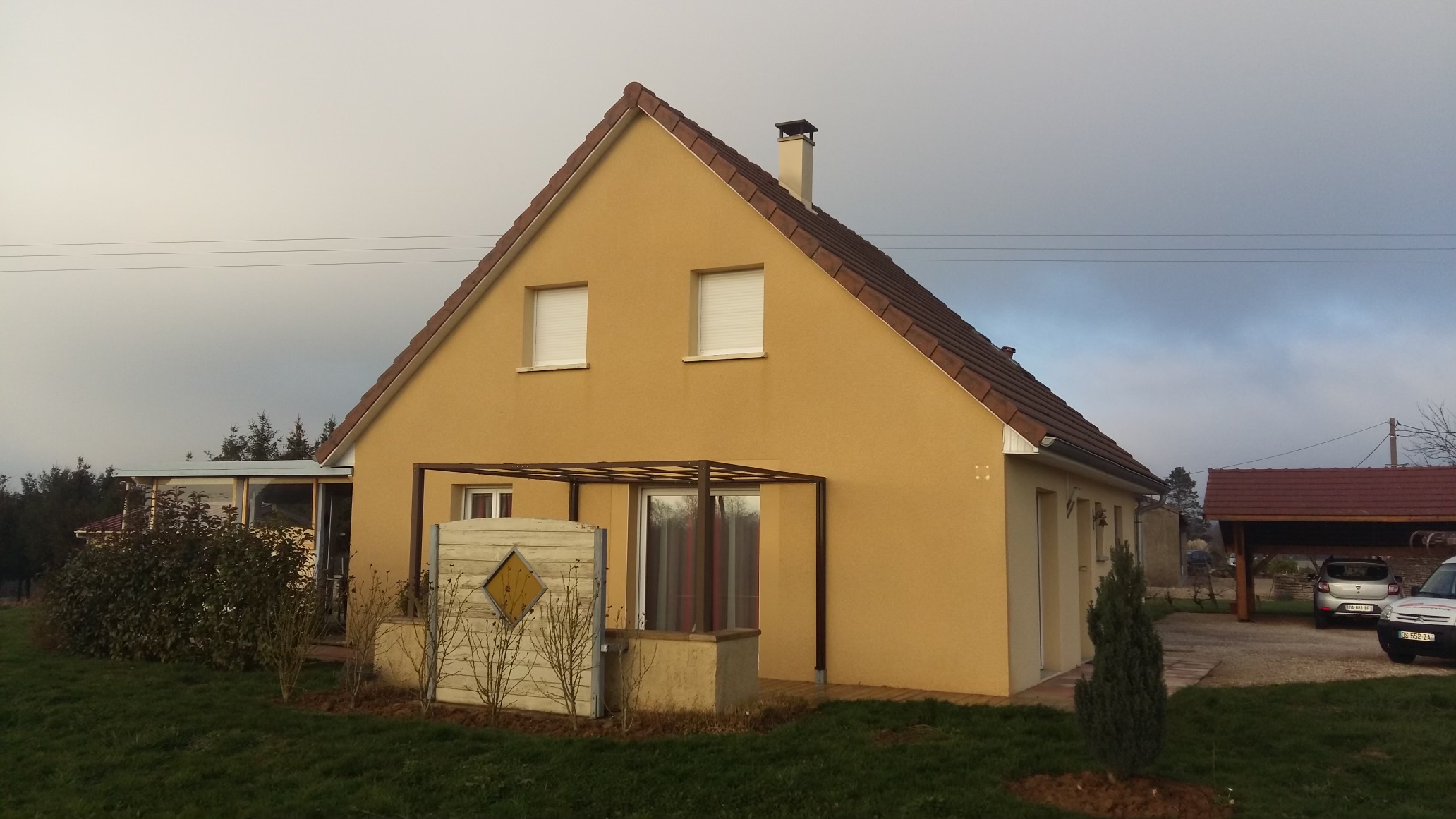 Renovation facade louhans 71500 après