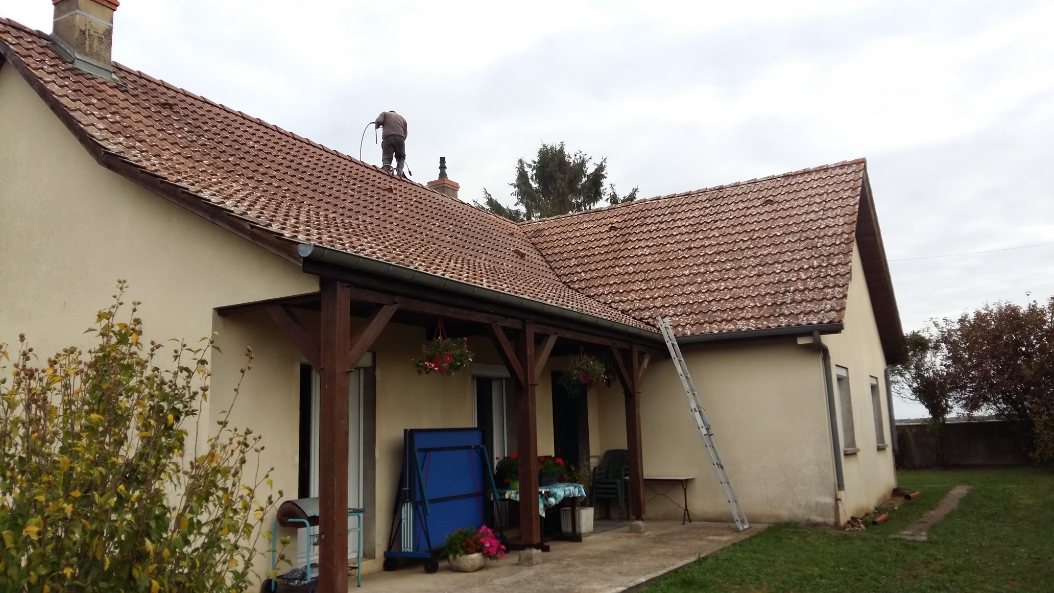 Renovation toiture louhans 71500 avant