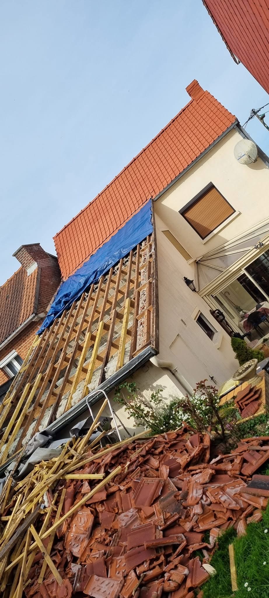 Renovation toiture louhans 71500 avant